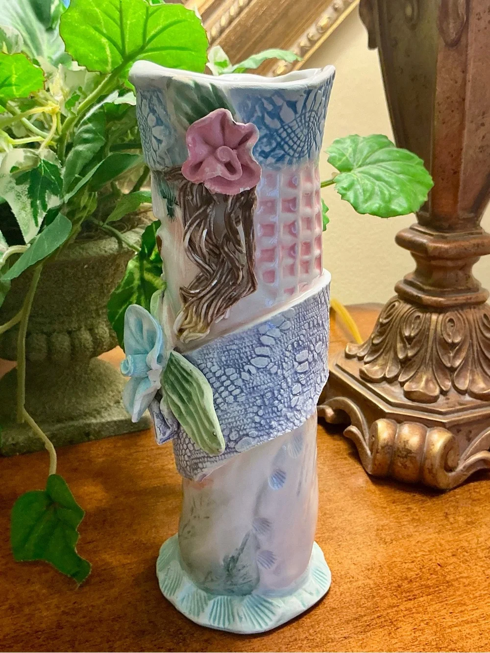 “Garden Girls” ceramic head vase by Ellen Williams for Ganz